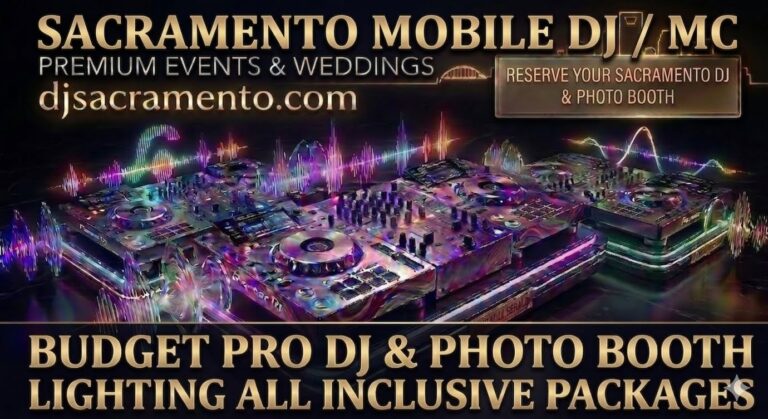 Sacramento DJ performing live at an event
